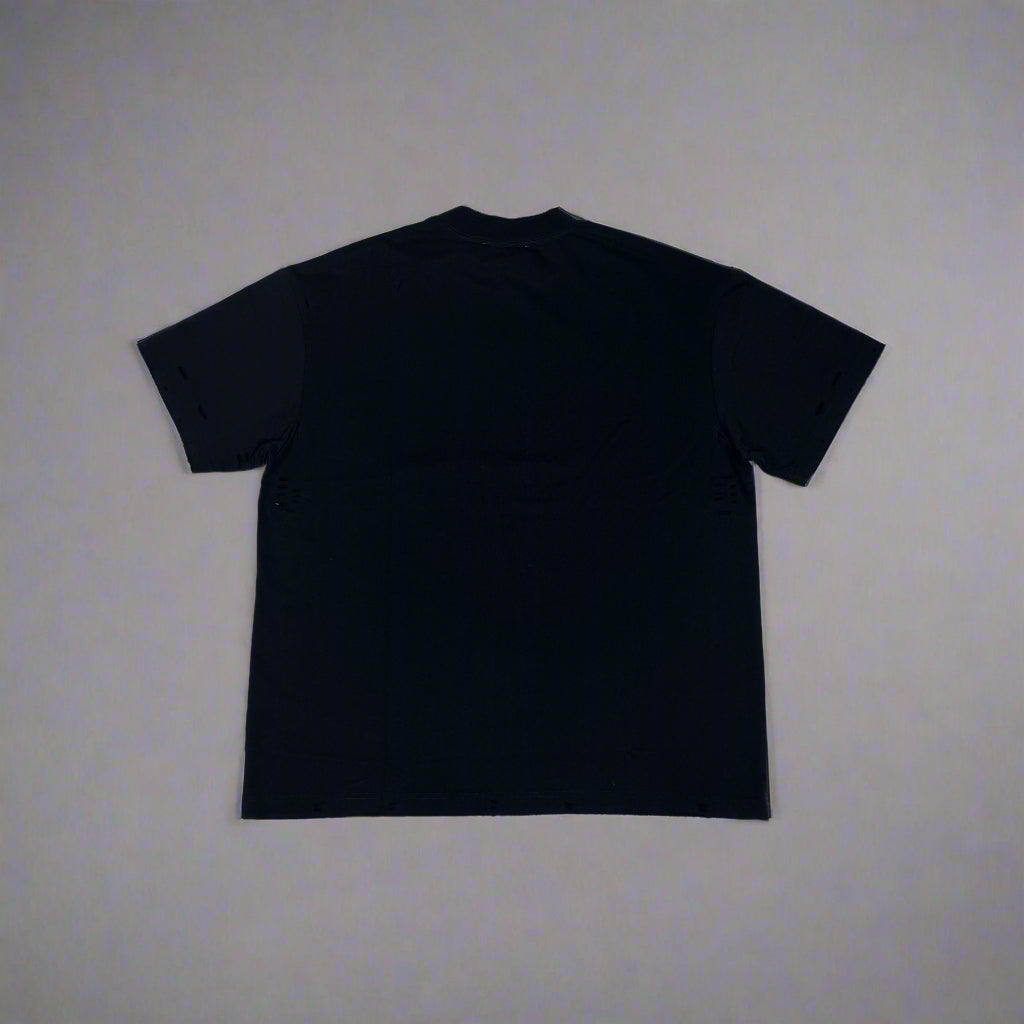 SICK SIDE FLAME BLACK TEE