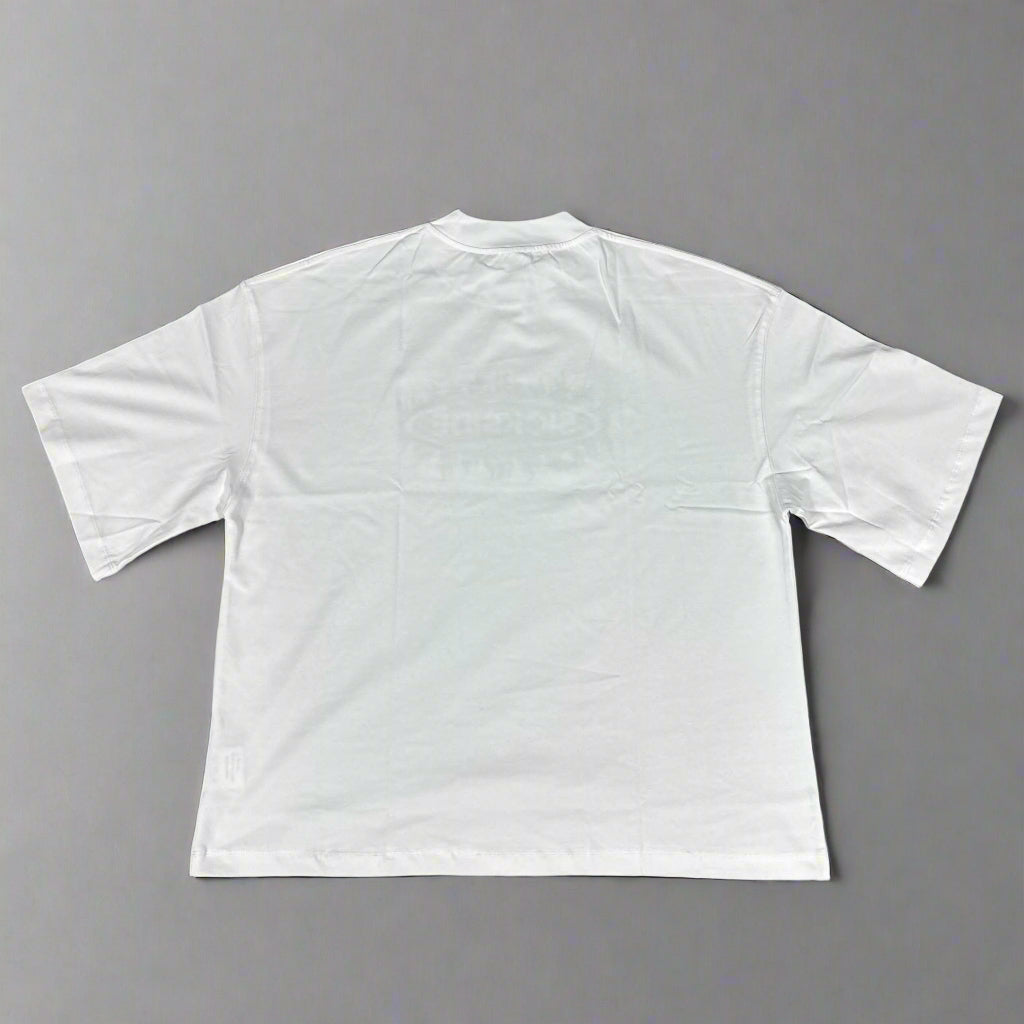 SICK SIDE FLAME WHITE TEE